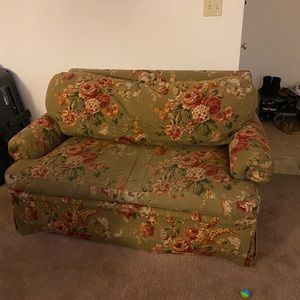 Floral futon